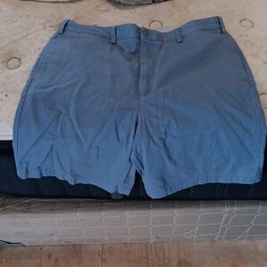 Tommy Hilfiger Men's Slate Blue Flat Front Shorts With Watch Pocket,no Stains !